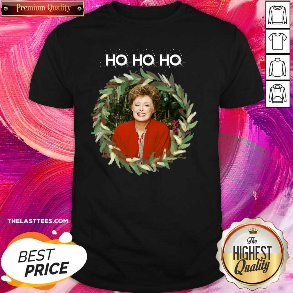 Nice Golden Girls Blanche Ho Ho Ho Christmas Shirt