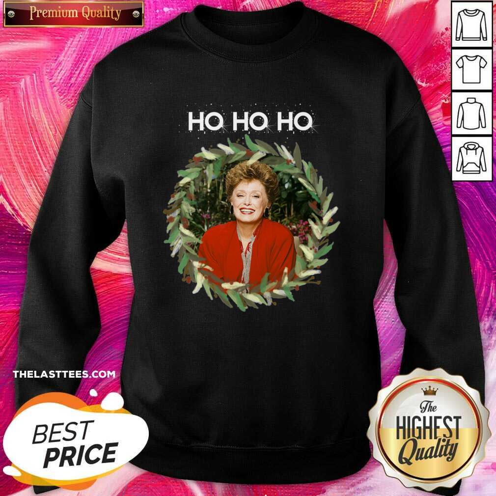 Nice Golden Girls Blanche Ho Ho Ho Christmas Shirt - Image 4