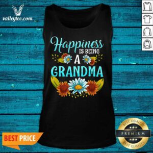 Alternative view of Flower Happiness Is Being A Grandma Shirt