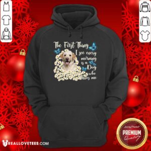 Alternative view of Labrador I See Every Morning Is A Dog Who Loves Me Shirt