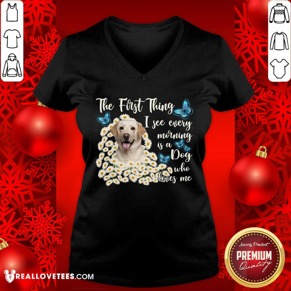 Labrador I See Every Morning Is A Dog Who Loves Me Shirt - Image 3