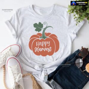 Happy Harvest Pumpkin Thanksgiving T-Shirt