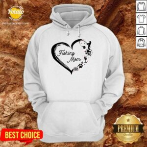 Alternative view of Fishing Mom Wine Paw Dog And Flip Flop Shirt
