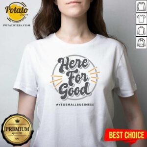 Alternative view of Pretty Here For Good Yeg Small Business Shirt