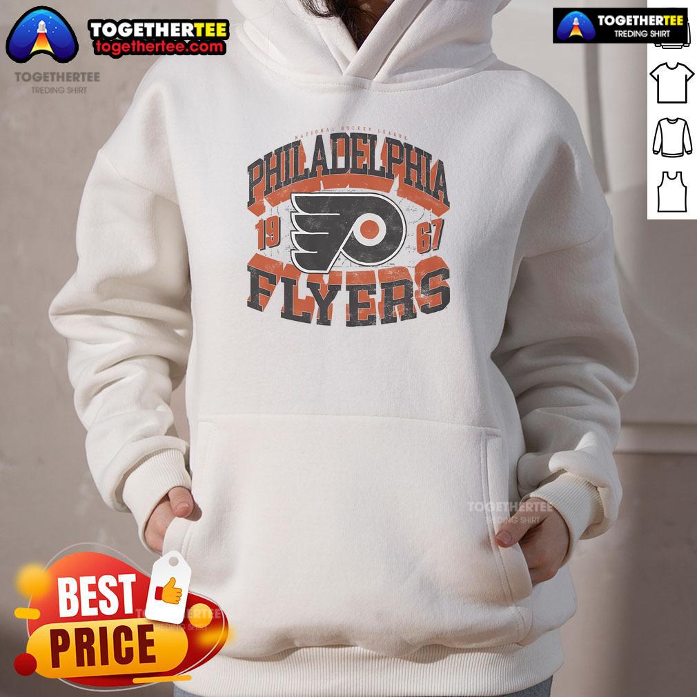 Nice Philadelphia Flyers Rink Arched Wordmark T-Shirt - Image 2