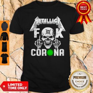 Funny Skull Metallica Fuck Coronavirus Shirt