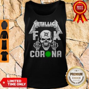 Alternative view of Funny Skull Metallica Fuck Coronavirus Shirt
