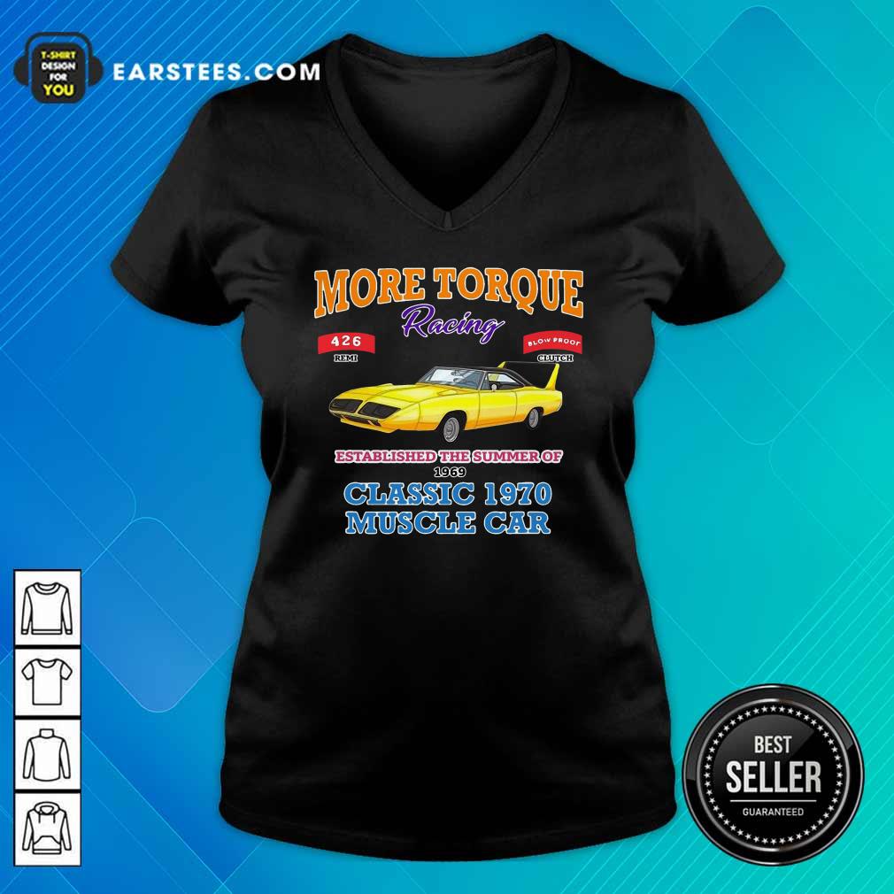 Perfect Classic Muscle Car Torque Garage Hot Rod T-Shirt - Image 3