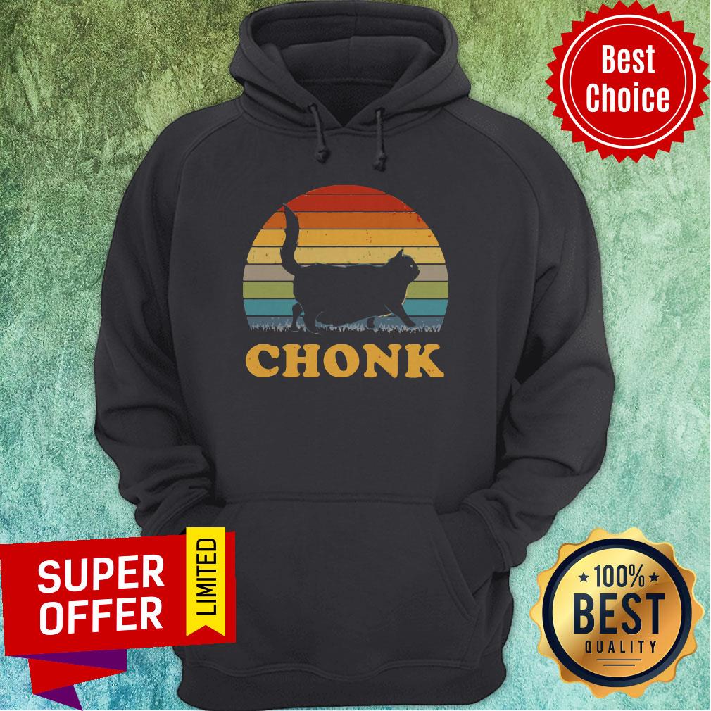 Official Cat Chonk Vintage Retro Shirt - Image 3