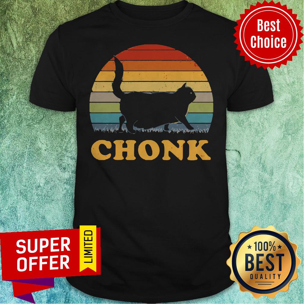 Official Cat Chonk Vintage Retro Shirt