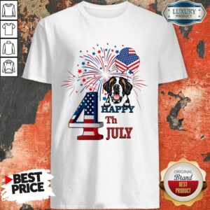 Boston Terrier American 4th July Shirt
