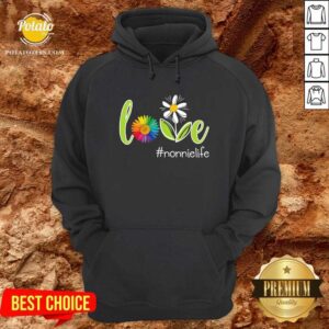 Alternative view of Love Nonnie Life Flower Artistry Shirt