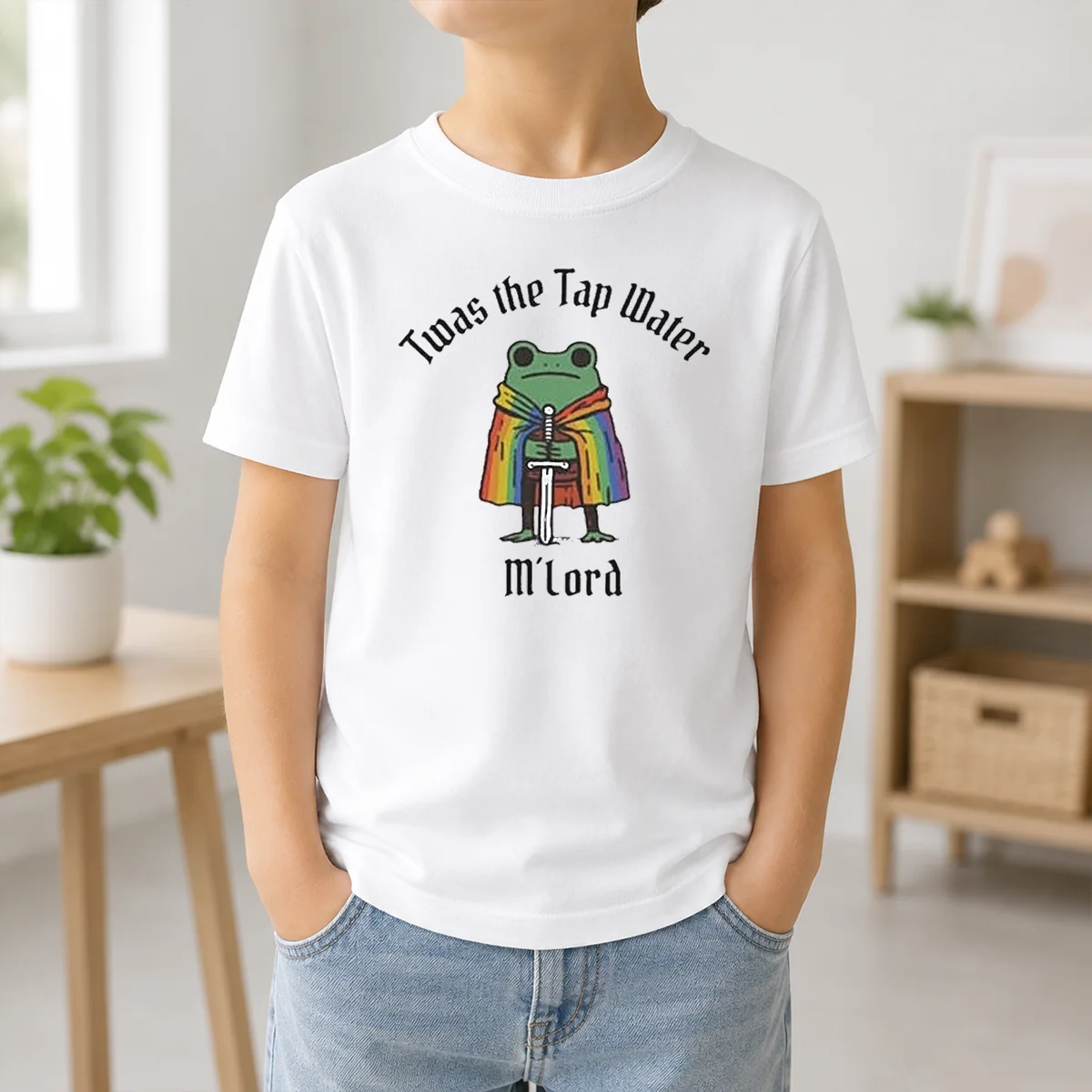 Nice Twas The Tap Water Frog LGBTQ Pride Shirt - Image 9