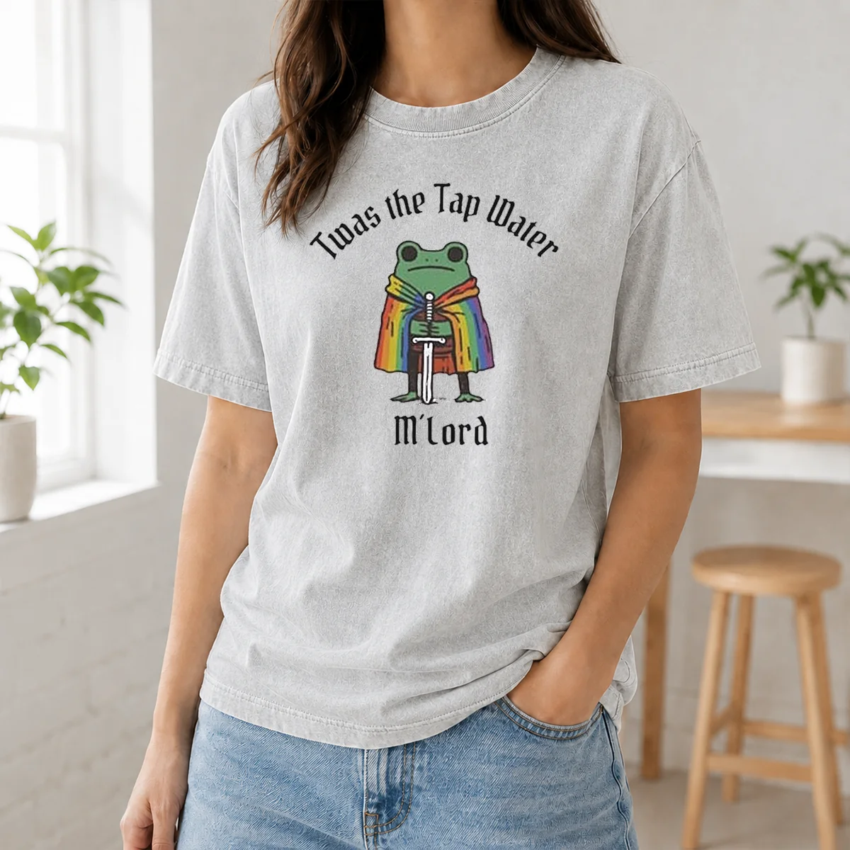 Nice Twas The Tap Water Frog LGBTQ Pride Shirt - Image 8