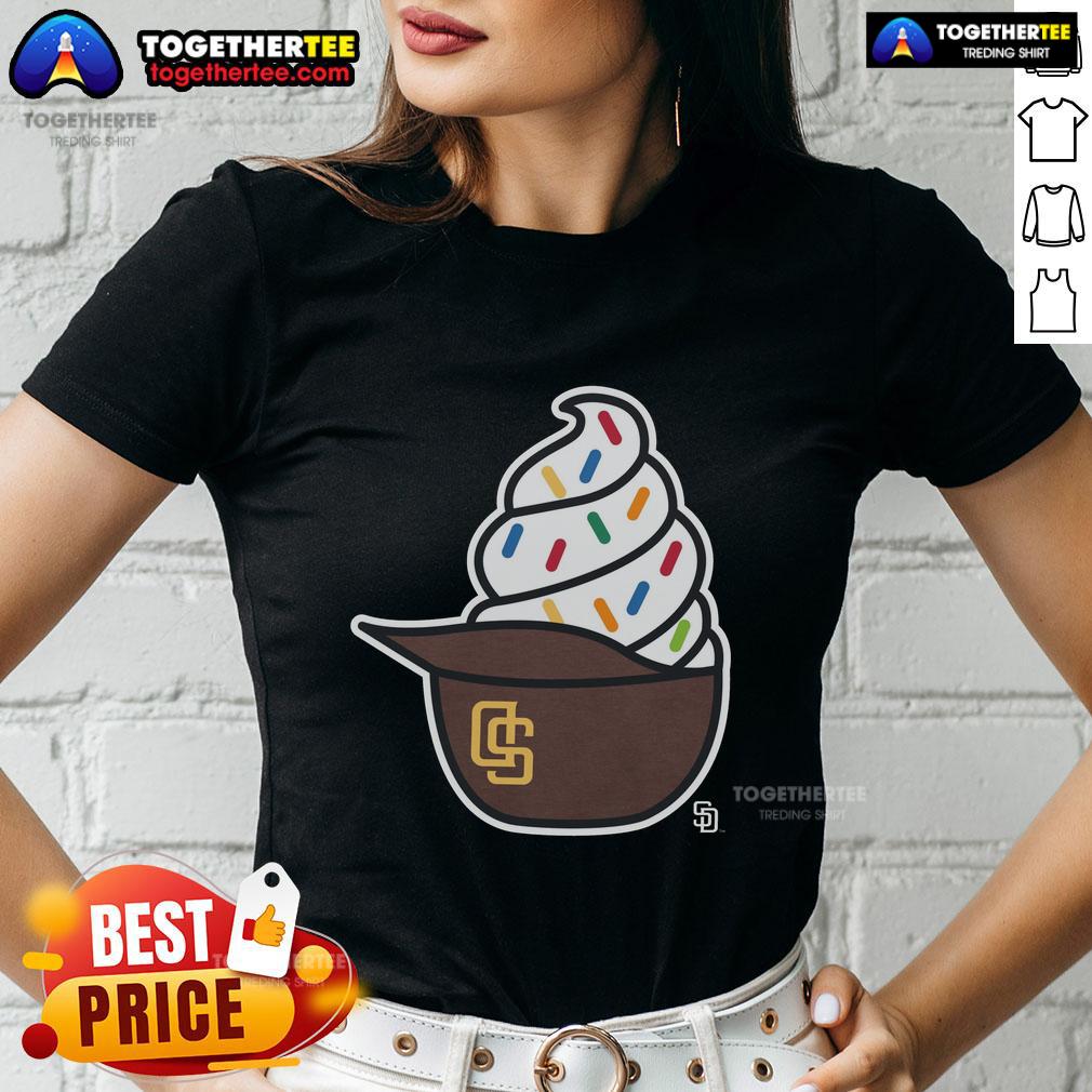 Original San Diego Padres Ice Cream T-Shirt - Image 3