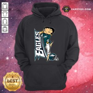 Alternative view of Hot Betty Boop Philadelphia Eagles Football Shirt
