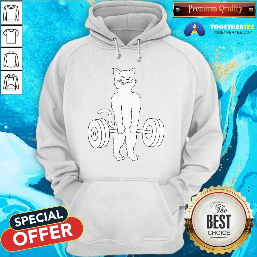 Premium Muscle Cat Powerlifting Kitty T-Shirt - Image 5