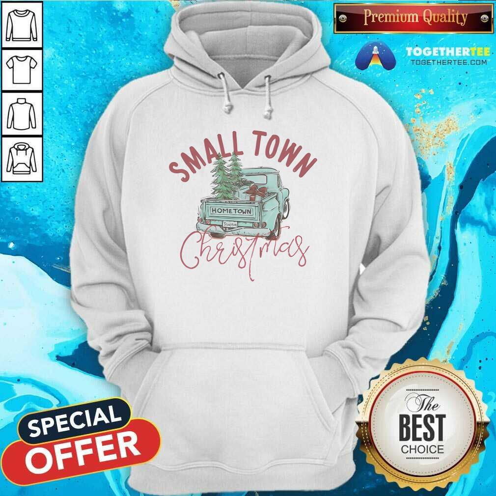 Pretty Small Town Christmas Hometown T-Shirt - Image 4