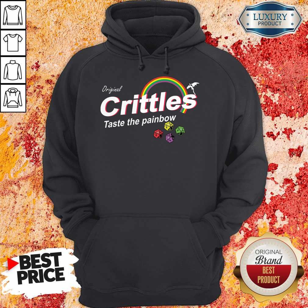 Official Original Crittles Taste The Painbow Shirt - Image 4