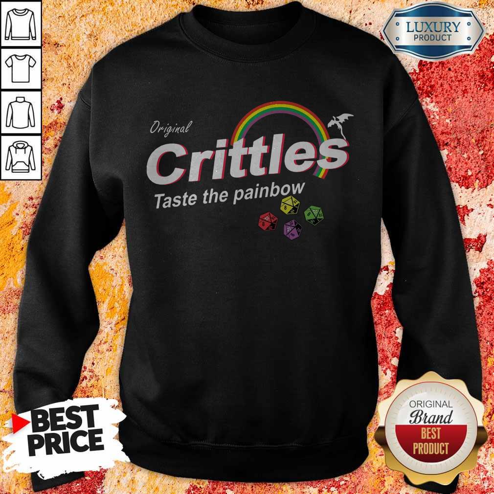 Official Original Crittles Taste The Painbow Shirt - Image 5