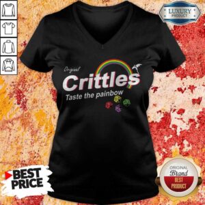 Alternative view of Official Original Crittles Taste The Painbow Shirt