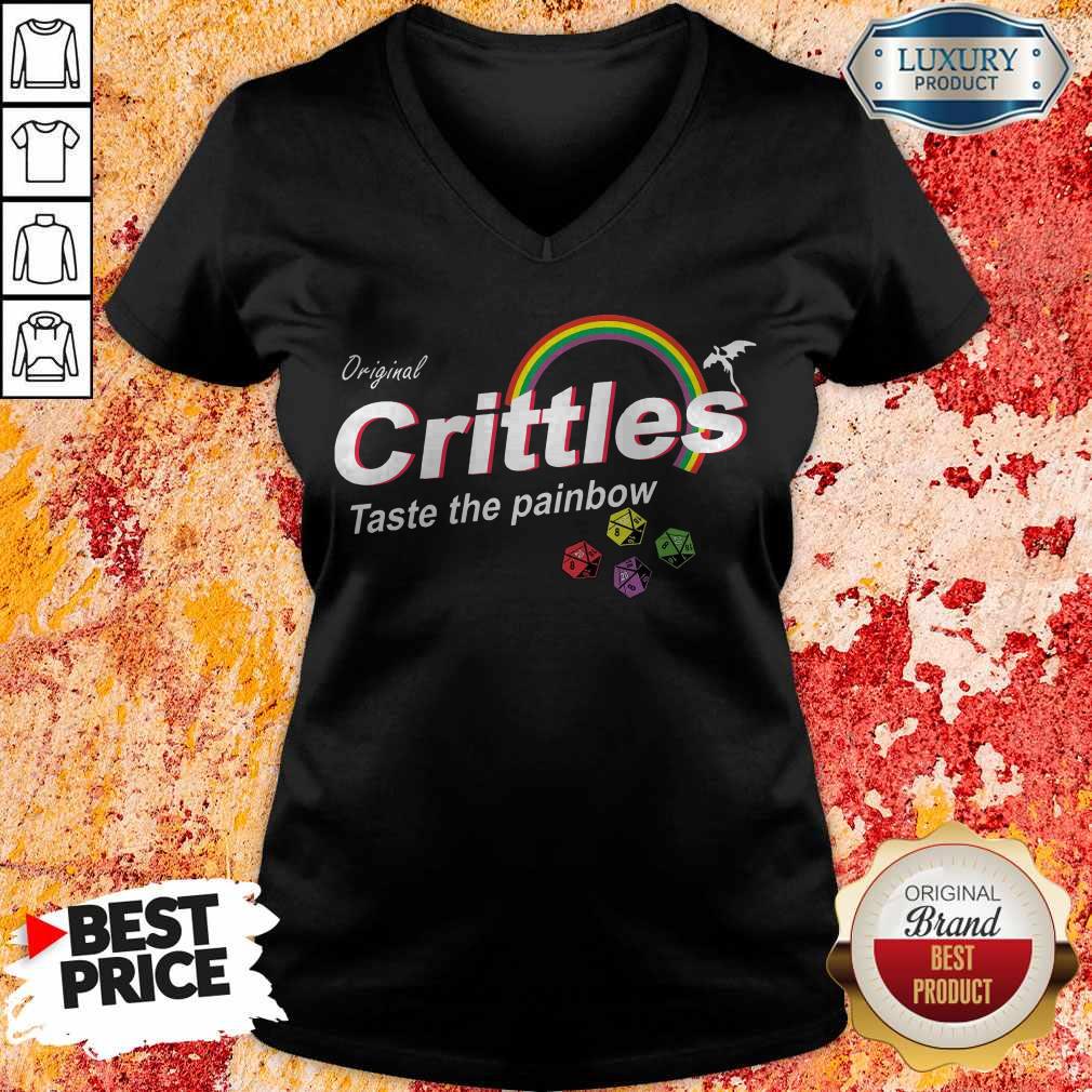 Official Original Crittles Taste The Painbow Shirt - Image 2