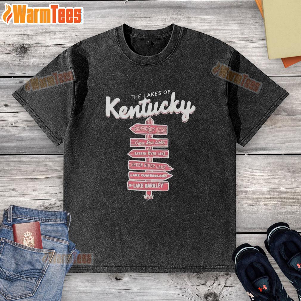 Original The Lakes Of Kentucky Signpost T-Shirt - Image 6