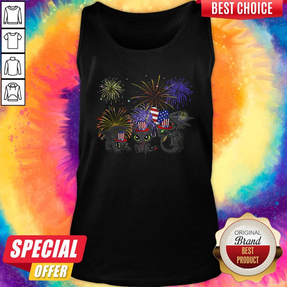 Pretty Night Fury American Flag 4th Of July Independence Day Shirt - Image 4