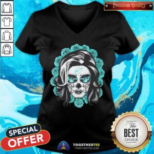 Alternative view of Reblwear Skull Día de Muertos T-shirt