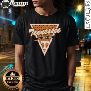 Awesome Tennessee Volunteers Women's Basketball Palm Tree Pattern Inside A Triangle Logo T-Shirt