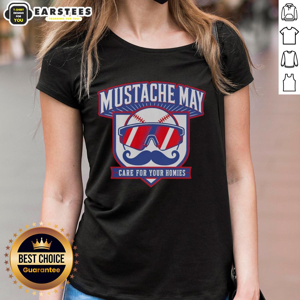 Top Mustache May 2026 Care For Your Homies T-Shirt - Image 3