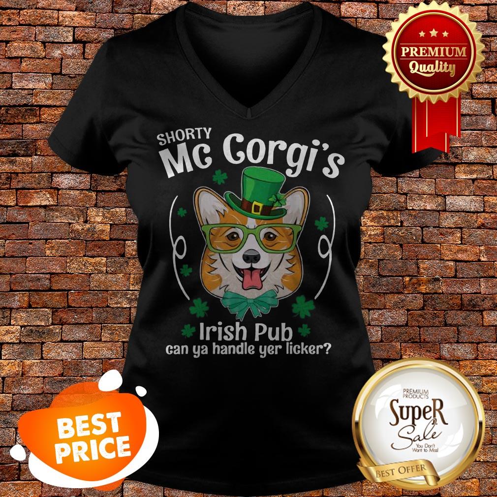Nice Corgi Shorty Mc Corgi’s Irish Pub Can You Handle Your Licker Shirt - Image 2