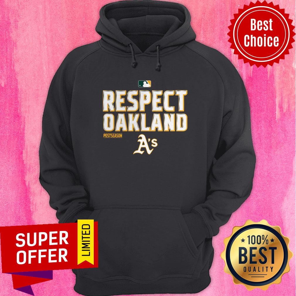 Awesome Respect Oakland Athletics Postseason Shirt - Image 5