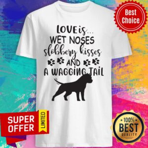 Nice Love's Wet Noses Slobbery Kisses And Wagging Tail Shirt