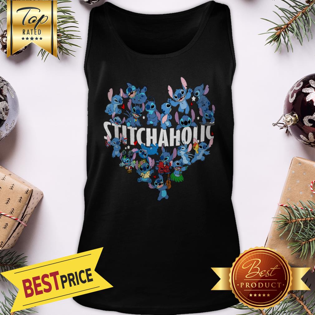 Official I Am A Stitchaholic Heart Shirt - Image 3