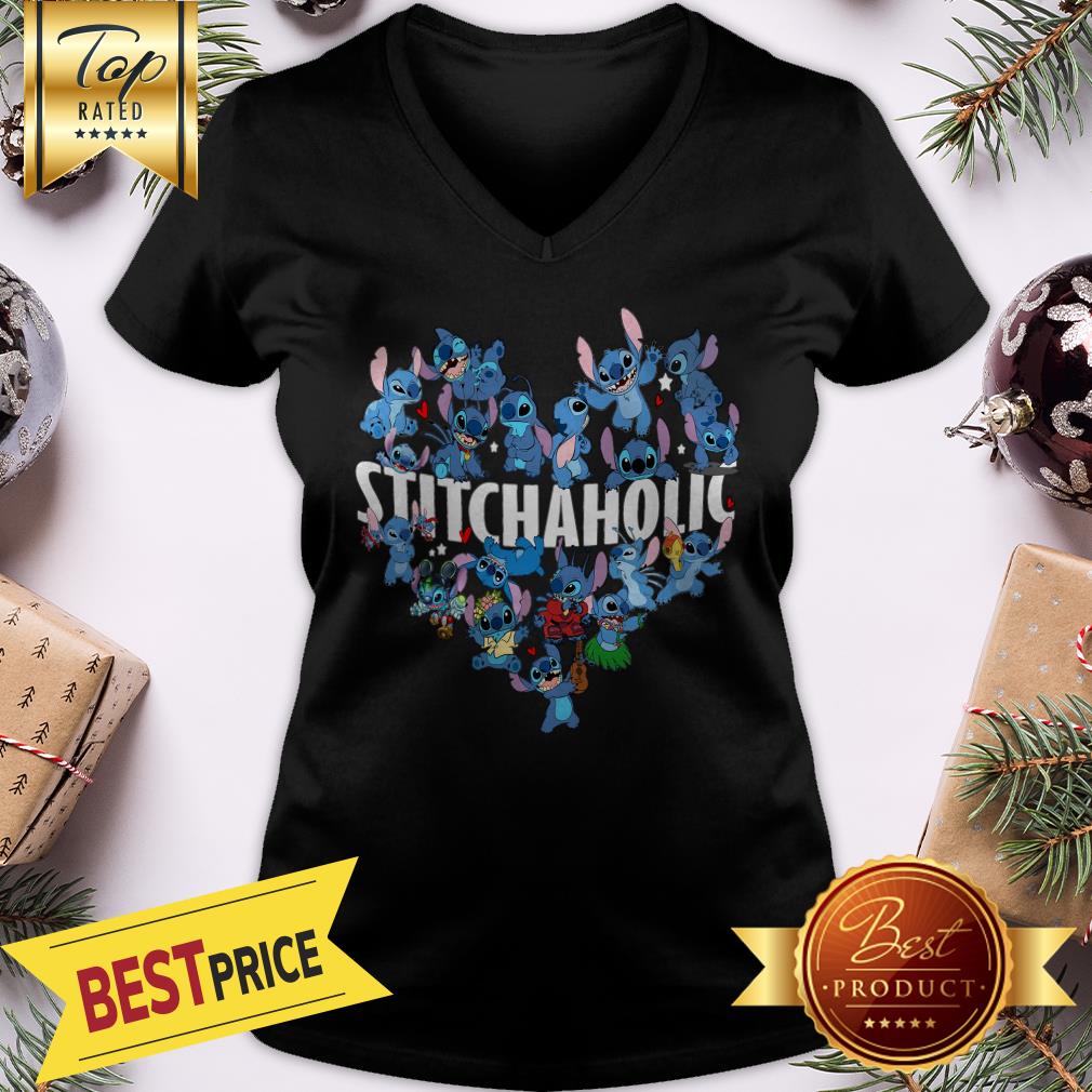 Official I Am A Stitchaholic Heart Shirt - Image 2
