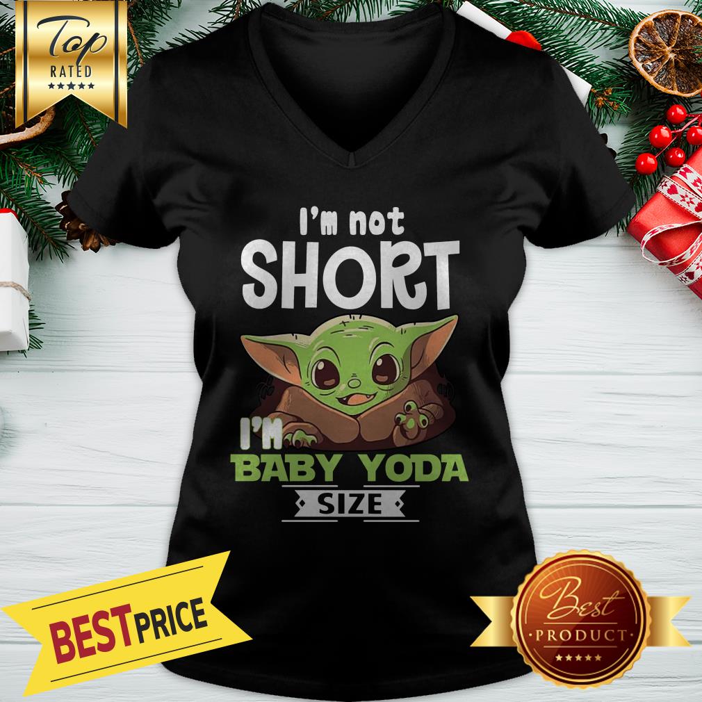 Official I’m Short I’m Baby Yoda Size Shirt - Image 2