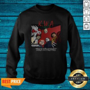 Alternative view of Halloween Horror Movies Characters KWA Straight Outta Nightmares Shirt