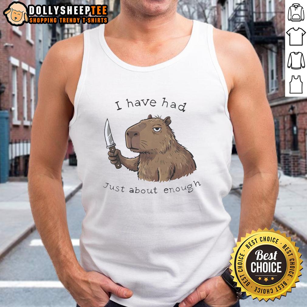 Awesome Capybara I Have Had Just About Enough T-Shirt - Image 4