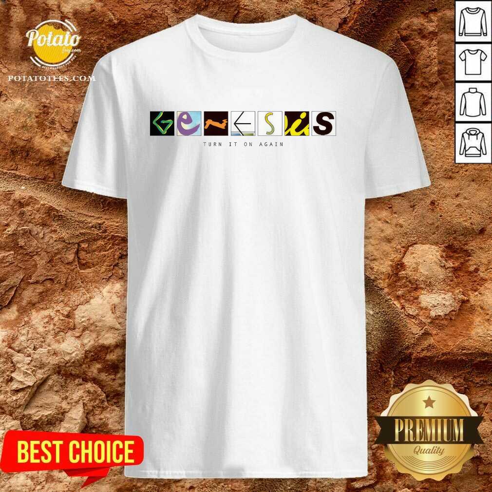 Genesis Turn It On Again Logo T-shirt