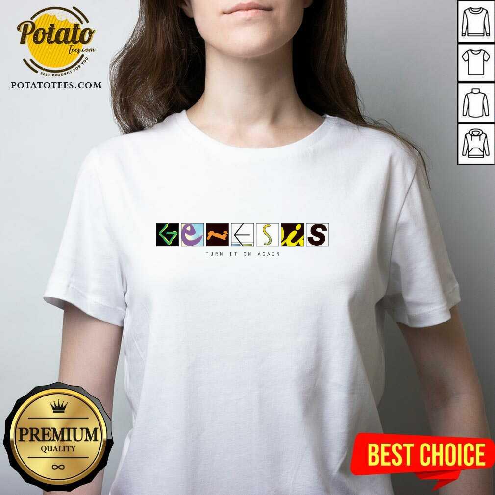 Genesis Turn It On Again Logo T-shirt - Image 2