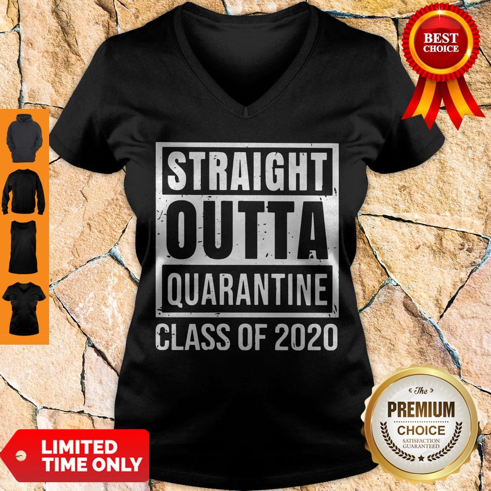 Premium Straight Outta Quarantine Class Of 2020 Shirt - Image 3