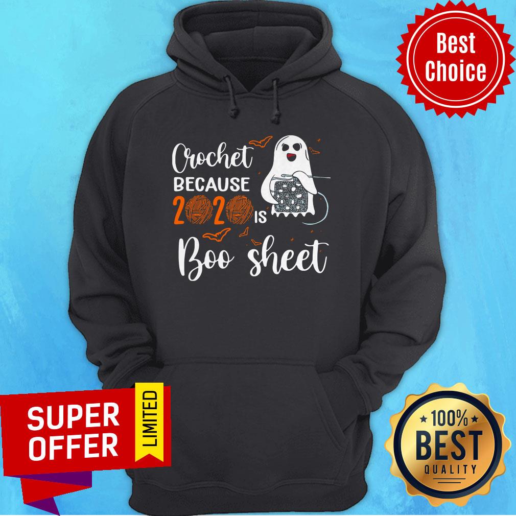 Nice Spirit Halloween Crochet Because 2020 Is Boo Sheet Shirt - Image 2