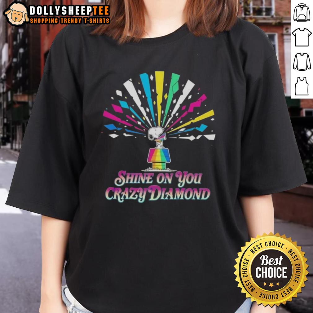 Original Peanuts Snoopy Shine On You Crazy Diamond T-Shirt - Image 3