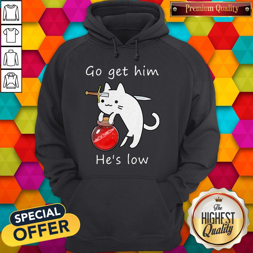 Nice Cat Go Get Him He’s Low Shirt - Image 2