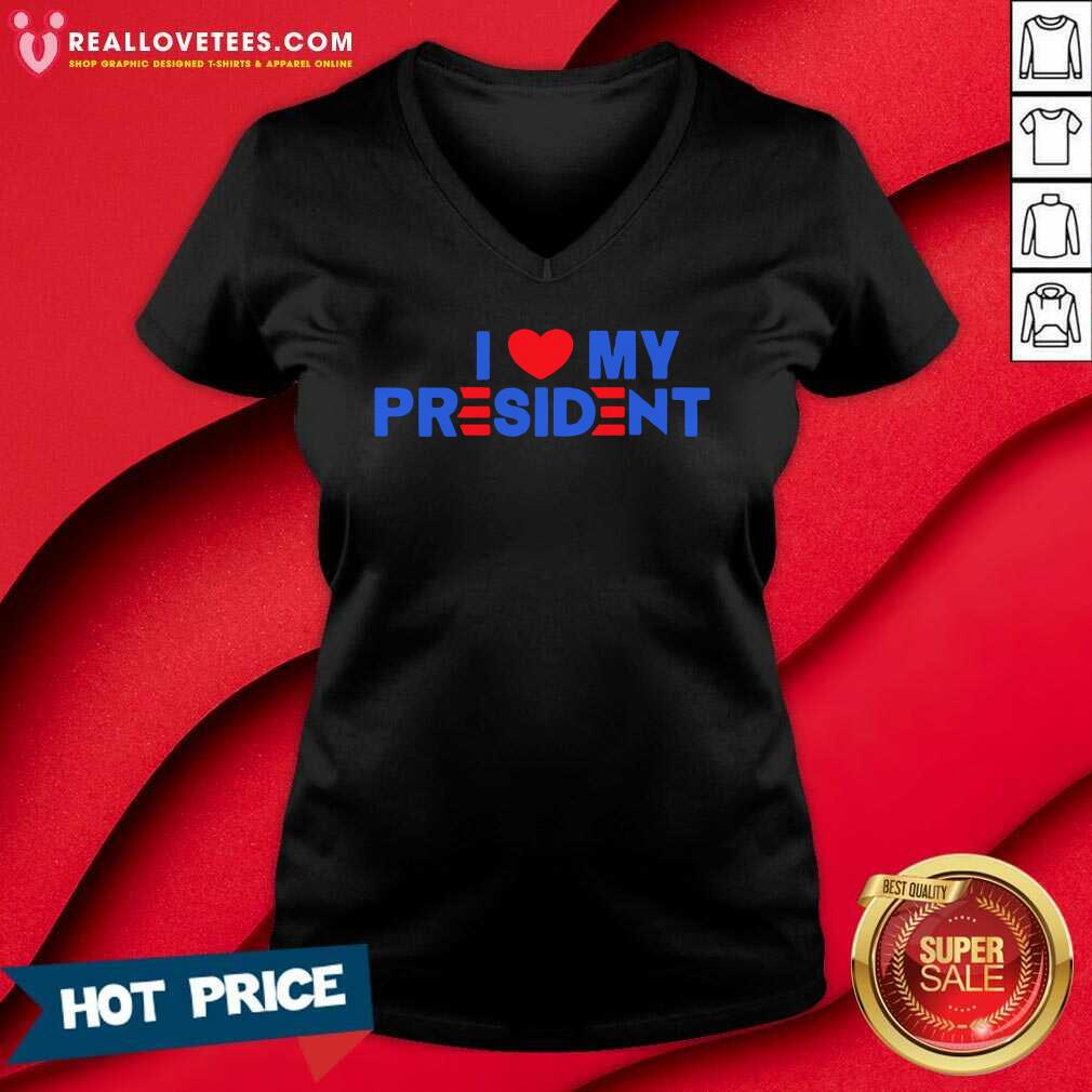 Beautiful I Heart My President 2021 Shirt - Image 5