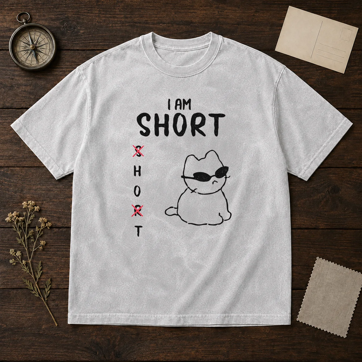 Top I Am Short H And T With Cool Cat Shirt - Image 8