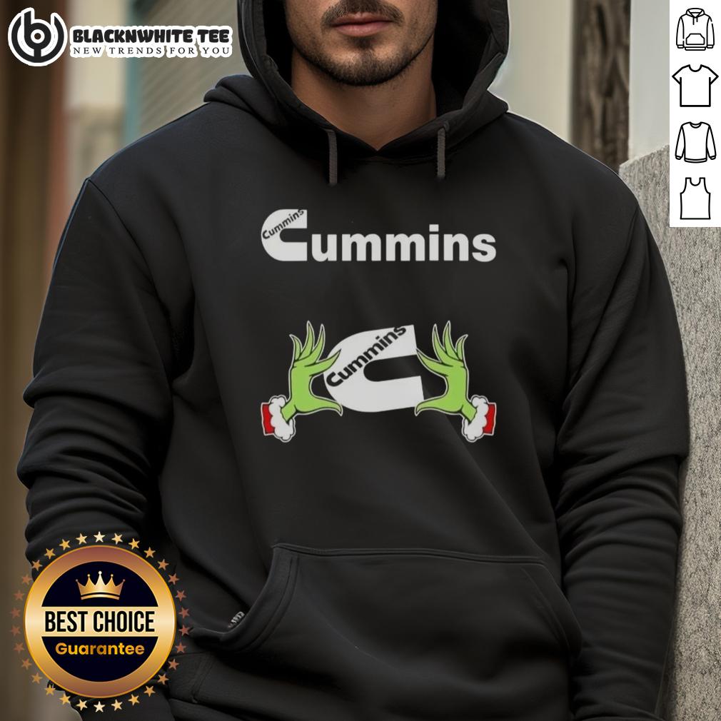 Awesome Grinch Hands Love Cummins Christmas T-Shirt - Image 2