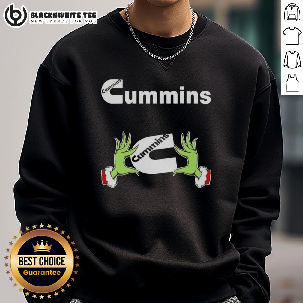 Awesome Grinch Hands Love Cummins Christmas T-Shirt - Image 5