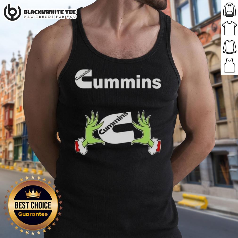 Awesome Grinch Hands Love Cummins Christmas T-Shirt - Image 4